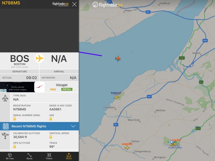 Cool things seen on FlightRadar - Page 36 - Boats, Planes & Trains - PistonHeads