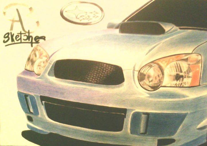 Pistonheads Subaru Impreza Drawing