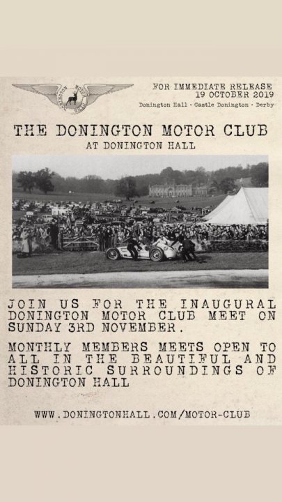 Donington Motor Club FREE MEET - Page 1 - Events/Meetings/Travel - PistonHeads