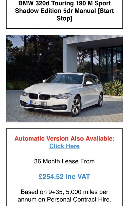 Best Lease Car Deals Available? (Vol 7) - Page 114 - Car Buying - PistonHeads