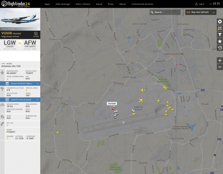 Cool things seen on FlightRadar - Page 45 - Boats, Planes & Trains - PistonHeads