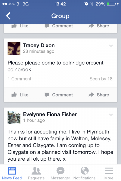 Pistonheads - The image displays a conversation on a social media platform, specifically what appears to be the Messenger app. The sender of the message, a person with the profile name "Tracy Dixon," has sent a direct message to the recipient, whose profile name is "Evelynne Fisher." The message from "Evelynne Fisher" expresses gratitude and describes her current location as Plymouth. She mentions the presence of Eshers and Claygates, as well as her imminent visit to Plymouth. Additionally, there are options available for the receiver to engage with the message, such as like, comment, share, seen, have typed in the text box, and notification settings.