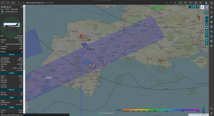 Cool things seen on FlightRadar - Page 502 - Boats, Planes & Trains - PistonHeads UK