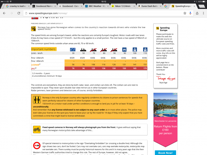 Speeding fine from Norway? - Page 4 - Speed, Plod & the Law - PistonHeads