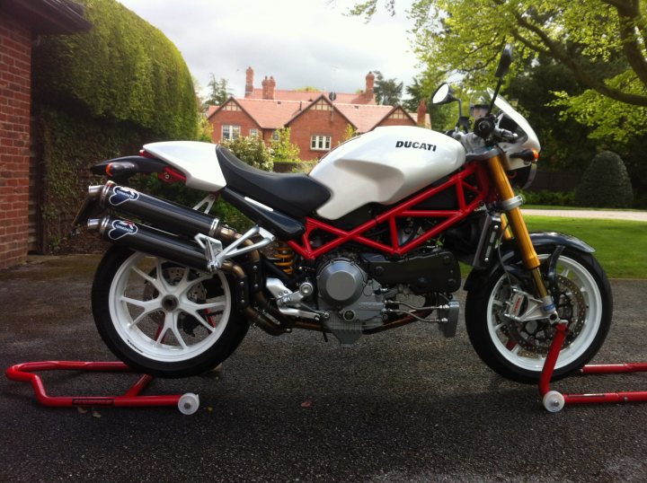 I'm looking for a Ducati Monster S4RS in Pearl White? - Page 1 - Biker Banter - PistonHeads