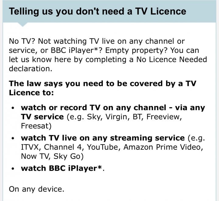 Do you pay your TV licence fee? - Page 16 - TV, Film, Video Streaming & Radio - PistonHeads UK