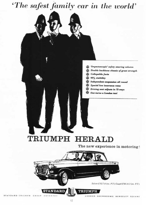 Herald Pistonheads Triumph Child Seat