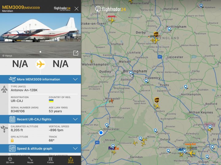Cool things seen on FlightRadar - Page 259 - Boats, Planes & Trains - PistonHeads UK