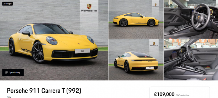 Lots of brand new Porsches immediately available - Page 274 - Porsche General - PistonHeads UK