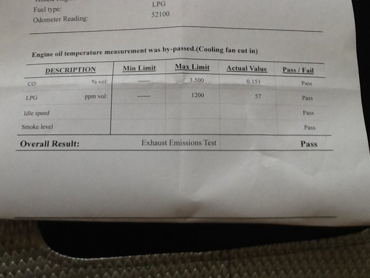 Emissions Test help - Page 1 - Home Mechanics - PistonHeads