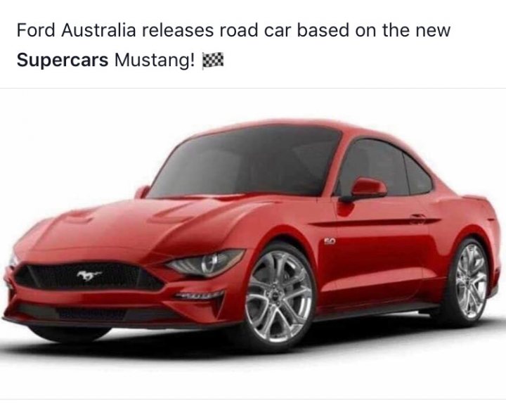 RE: Ford Mustang Aussie Supercar hits the track - Page 2 - General Motorsport - PistonHeads