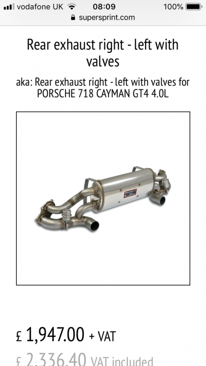 718 Gt4 exhaust options - Page 9 - Boxster/Cayman - PistonHeads