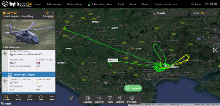 Cool things seen on FlightRadar - Page 427 - Boats, Planes & Trains - PistonHeads UK