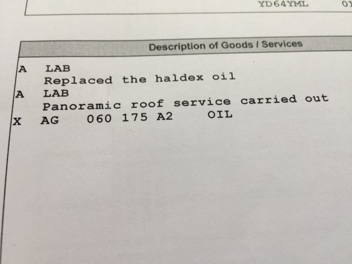 What do you make of this? Audi Sunroof Service - Page 2 - General Gassing - PistonHeads