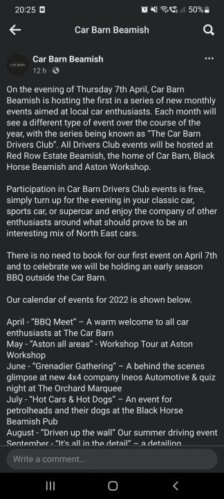 Car Barn Beamish Driver's Meet, 7th April - Page 1 - North East - PistonHeads UK