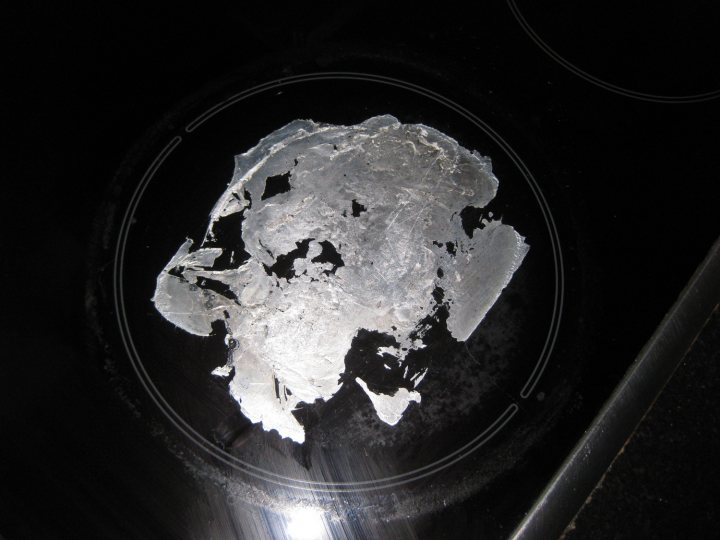 Foil Hob Melted Pistonheads Glass Removing
