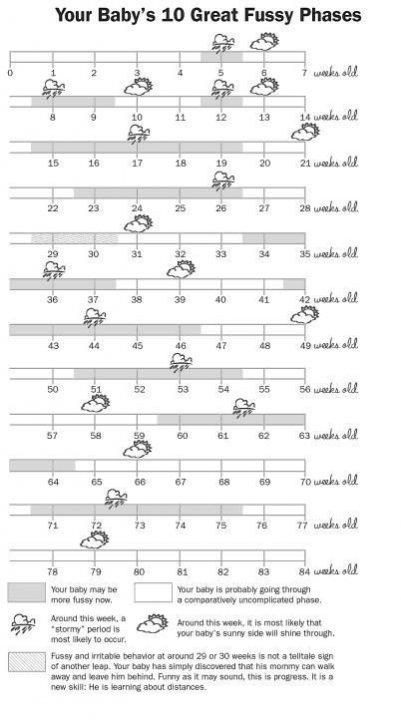 Any other expectant Dads? - Page 167 - The Lounge - PistonHeads - The image shows a page from a book with text and diagrams. At the top of the page, there is a title that reads "YOUR BABY'S 10 GREAT FUSSY PHASES." Below this, there are two columns with illustrations of babies in various states of discomfort or distress, each labeled with a different phase such as "THE WAKING UP DANCE," "THE NIGHTTIME TWIRL," and others. The bottom right corner features a small table with checkboxes next to phrases like "I've given up all hope."

The left side of the image displays the title and the first two phases, while the right side shows the remaining phases. The background is neutral, ensuring that the content of the page remains the focal point. The text and diagrams are clear and easy to understand, with the phrases being easily readable. The layout suggests an instructional or educational context, possibly meant for parents or caregivers dealing with a baby's sleep patterns during infancy.