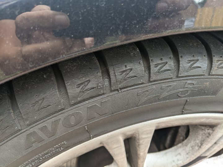 Avon Tyres / Tread Cracking - Anyone Else Had This? - Page 1 - Suspension, Brakes & Tyres - PistonHeads UK