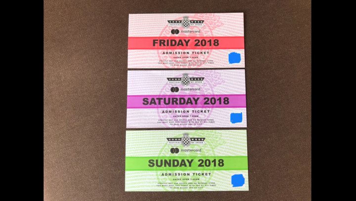 The Official 2018 Festival of speed tickets thread. - Page 1 - Goodwood Events - PistonHeads