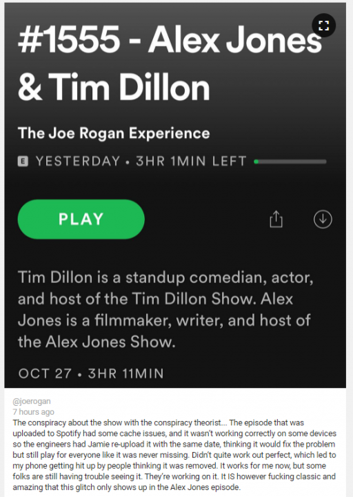The Joe Rogan Experience Podcasts - Page 37 - TV, Film & Radio - PistonHeads