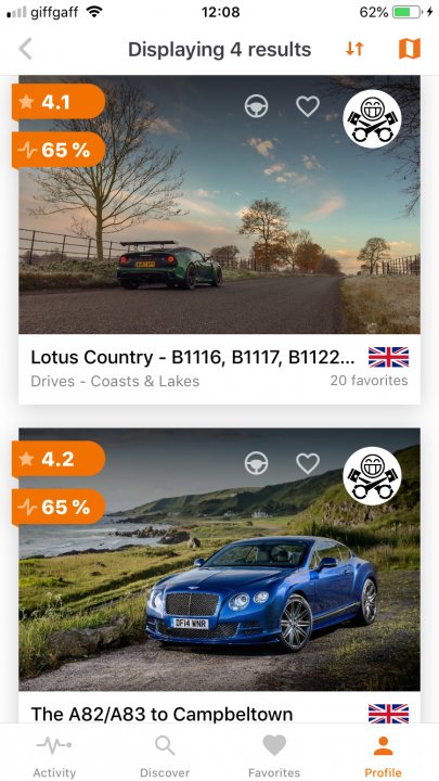 PistonHeads and Ultimate Drives - share your routes - Page 1 - Roads - PistonHeads