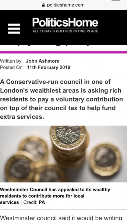 Council tax rises get go-ahead - Page 14 - News, Politics & Economics - PistonHeads