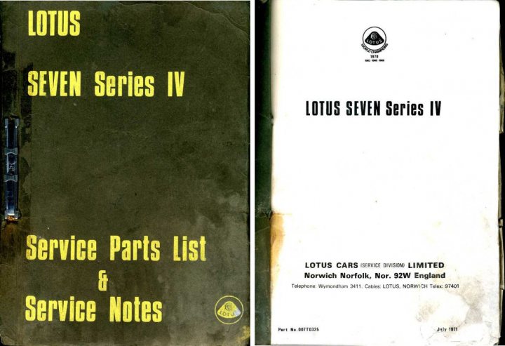 Lotus 7 - S4 - Page 37 - Caterham - PistonHeads