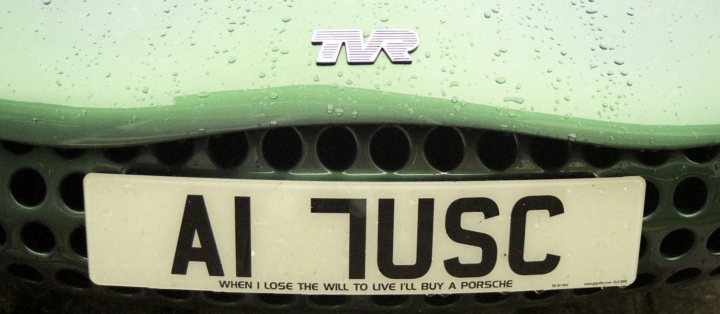 TVR Number Plates Love 'em or loath 'em there's plenty - Page 10 - General TVR Stuff & Gossip - PistonHeads UK