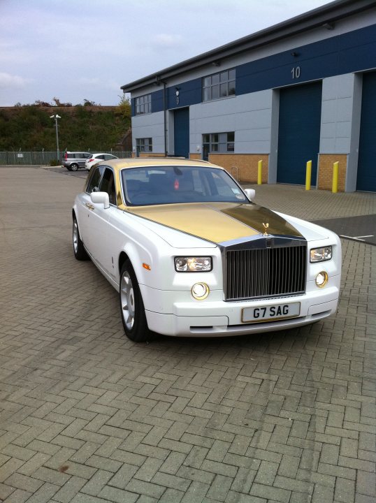 Phantom Pistonheads Royce Rolls Gold