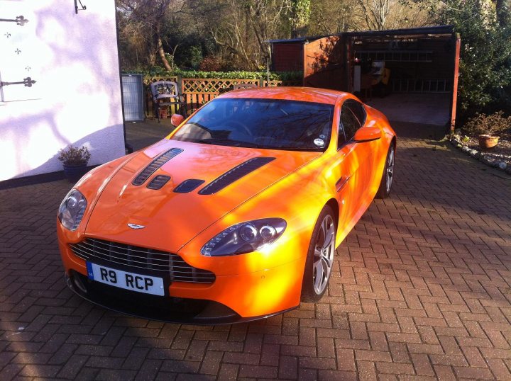 Anyone on here not long had their v12v wrapped in orange? - Page 1 - Aston Martin - PistonHeads
