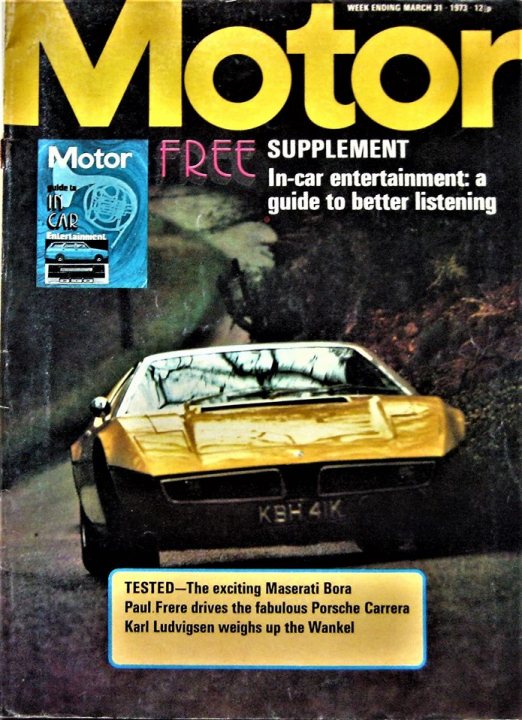 Old time supercars - Page 2 - Supercar General - PistonHeads - The image shows a magazine cover from "Motor," dated December 1980, and it features the iconic Porsche 911 Turbo as the central subject. The magazine's title is prominently displayed at the top of the cover in bold white letters against a dark background. Below the title, there is a tagline that reads "Free Supplement - Entertainment, a guide to better listening." The central portion of the cover features an image of the Porsche 911 Turbo, with its distinctive yellow paint and distinctive design elements. The car's registration plate, which is clearly visible, is a UK license plate. In the bottom left corner of the cover, there is a text that states "Tested. The exciting new Mazda RX-7," indicating a feature article about a Mazda vehicle in this issue. Additionally, the cover mentions "Peter Freeman's Driving Diary," suggesting a column or series by a named author within the magazine. In the bottom right corner of the cover, there are two additional texts: one that reads "Paul Freeman drives the 1980 Rover 800" and another that states "Peter Freeman's Driving Diary." These texts imply that the magazine includes articles about other vehicles as well. The overall style of the image is vintage, reflecting the design conventions of magazines from the late 20th century.