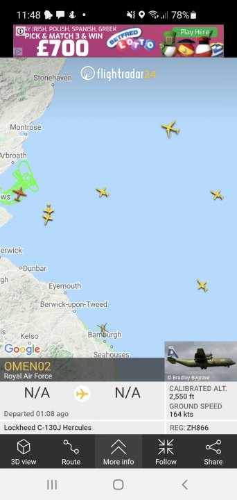 Cool things seen on FlightRadar - Page 256 - Boats, Planes & Trains - PistonHeads UK