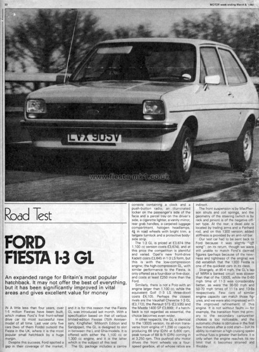 Any love for a Fiesta - Page 3 - Classic Cars and Yesterday's Heroes - PistonHeads