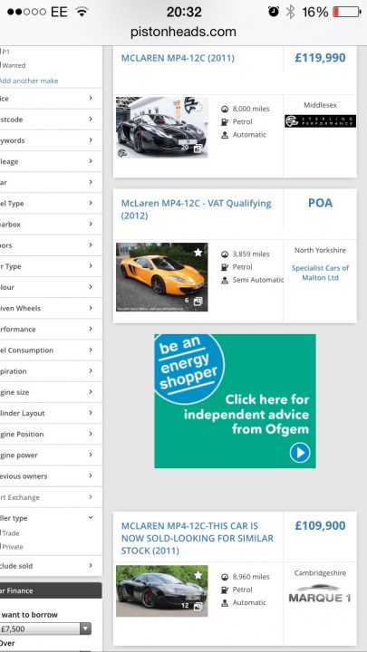 Spot The Issue With The Two Black Cars In The Advert - Page 1 - McLaren - PistonHeads