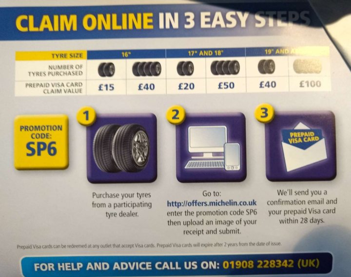 Michelin Tyres cashback - Page 1 - General Gassing - PistonHeads