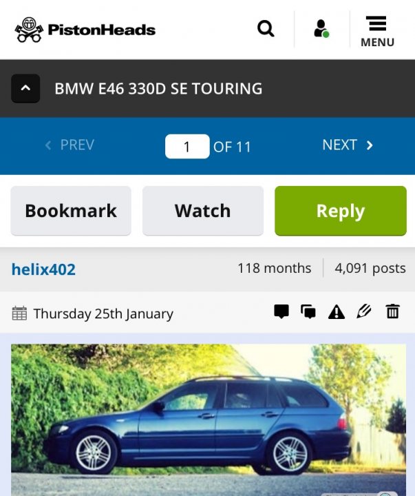 BMW E46 330d M-Sport Touring Manual (Anyone recognise her?) - Page 1 - Readers' Cars - PistonHeads