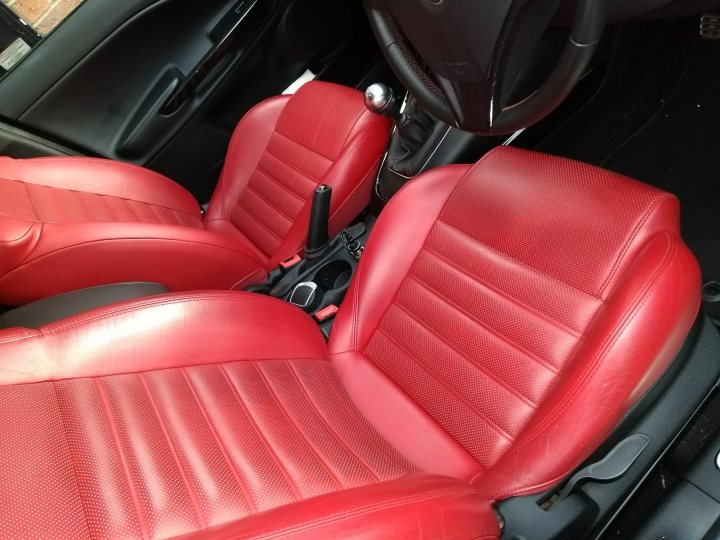 Red leather seats in need of a refresh! - Page 1 - Bodywork & Detailing - PistonHeads