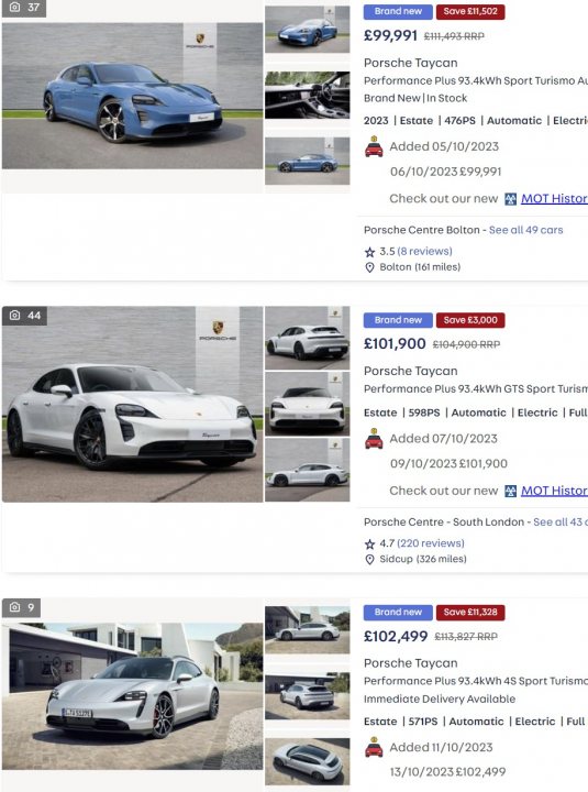 Lots of brand new Porsches immediately available - Page 115 - Porsche General - PistonHeads UK