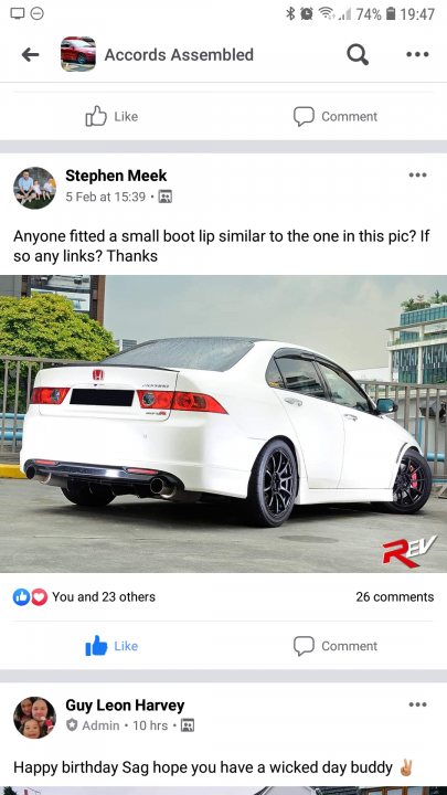 RE: Honda Accord Euro R (CL7) | Spotted - Page 2 - General Gassing - PistonHeads