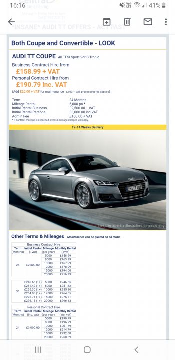 Best Lease Car Deals Available? (Vol 8) - Page 145 - Car Buying - PistonHeads