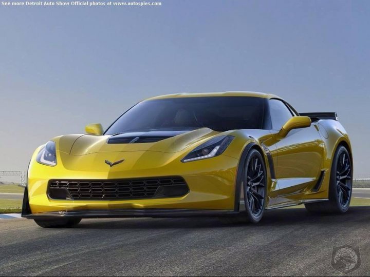 C7 Z06  - Page 1 - Corvettes - PistonHeads - The image showcases a vibrant yellow Corvette Stingray sports car in motion on a track. The car is captured from a side angle and is riding on tires that have a good grip, as suggested by the visible tread. The design of the car suggests a balance of aerodynamics and power, indicative of a high-performance vehicle. The setting appears to be an outdoor track under a clear day, as evidenced by the blue sky in the background.