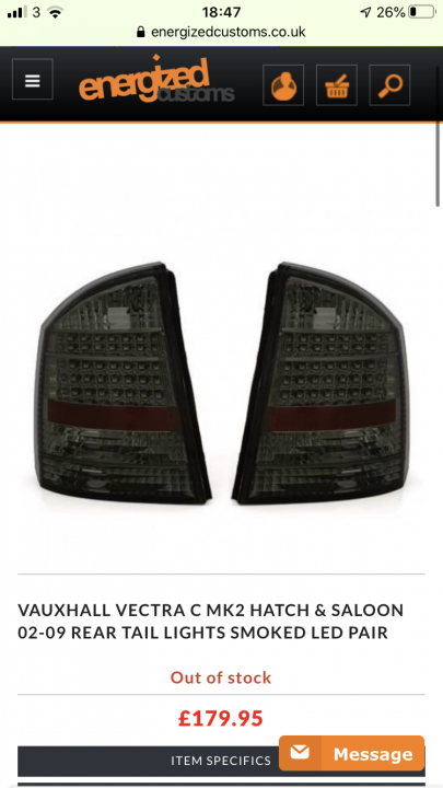Advice on where’s best to buy rear lights  - Page 1 - VX - PistonHeads