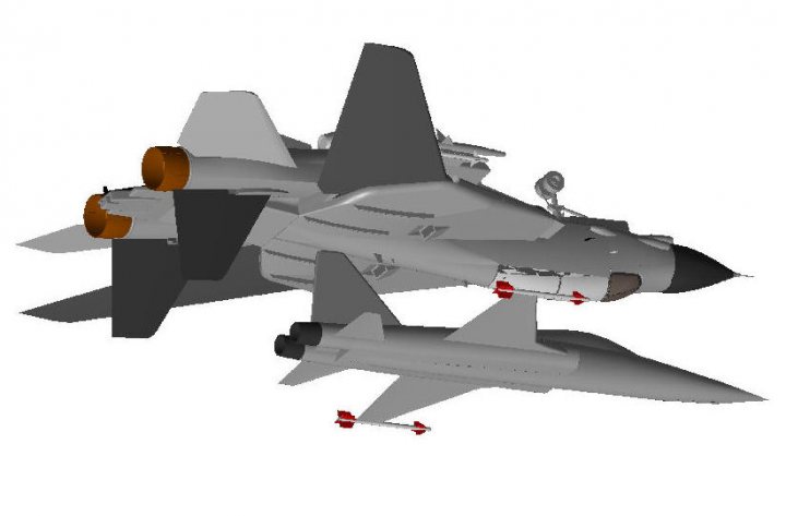 Mistakes Films Aircraft Pistonheads - The image displays a military fighter jet presented in a three-quarter perspective from a side angle. The plane is detailed with a predominantly grey color scheme. It appears to be in a fast-moving posture, with the landing gear down and one or two smoke trails emanating from the back. There are no visible windows or doors on the aircraft, suggesting that the image focuses on the jet's technical and dramatic designs rather than depicting a specific mission scenario. The image's high level of detail and realism suggest it may be a digital artwork or a highly detailed model.