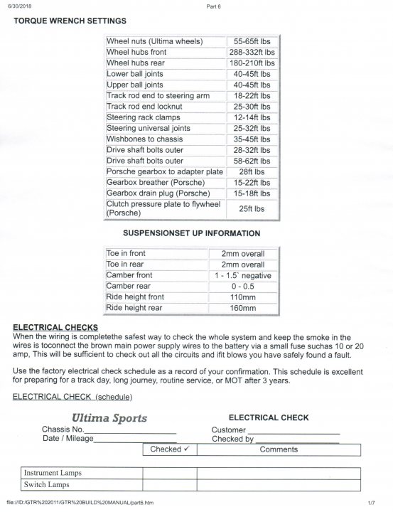 Suspension Bolt Torque  - Page 1 - Ultima - PistonHeads