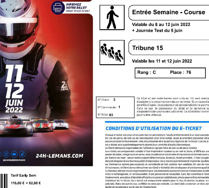 The "OFFICIAL" Tickets For Sale/Wanted Thread. - Page 5 - Le Mans - PistonHeads UK