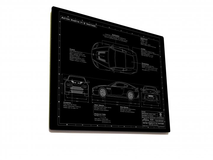 Late Xmas Pressie - laser engraved CAD drawing - Page 1 - Aston Martin - PistonHeads