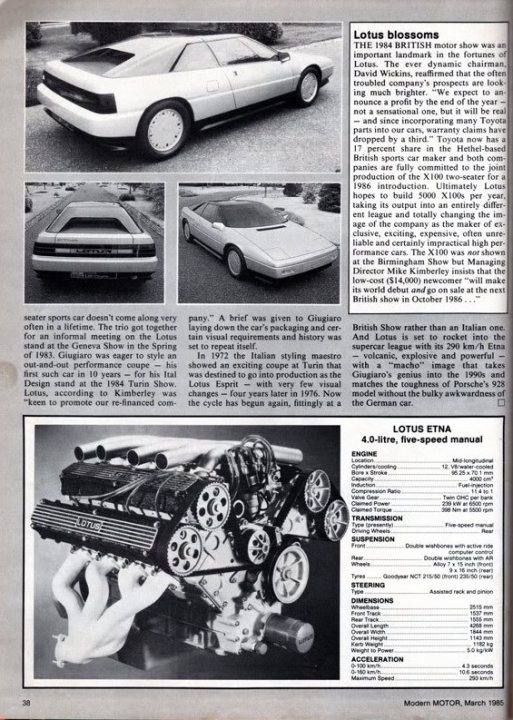 RE: Lotus Esprit V8 | The Brave Pill - Page 3 - General Gassing - PistonHeads