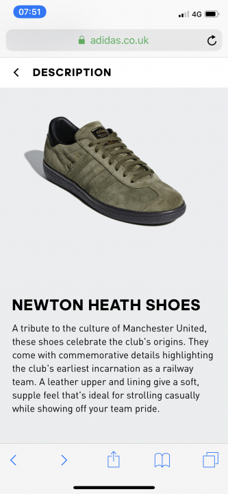 man united newton heath trainers