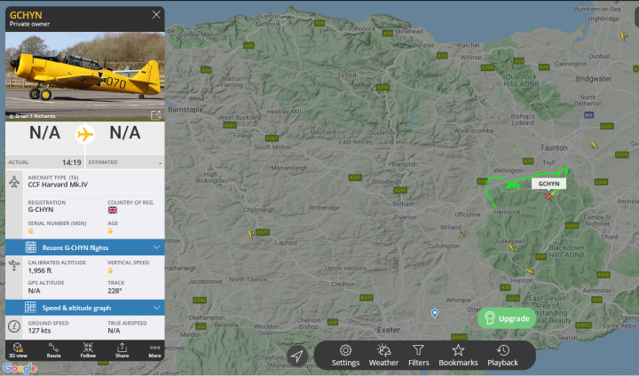 Cool things seen on FlightRadar - Page 271 - Boats, Planes & Trains - PistonHeads UK