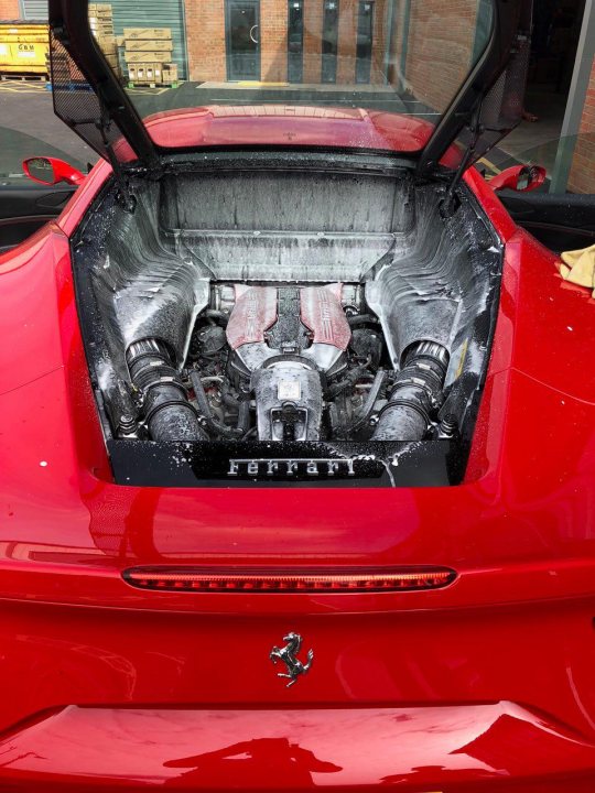 Ferrari 488 Engine Bay Cleaning Page 1 Supercar General